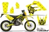 Gas Gas EC 300 Dirt Bike Graphic Kit - 2006-2008 Silver Star - Reloaded Yellow