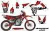 Gas Gas EC 300 Dirt Bike Graphic Kit - 2009-2010 Checkered Skull Red
