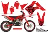 Gas Gas EC 300 Dirt Bike Graphic Kit - 2011-2012 Silver Star - Reloaded Red