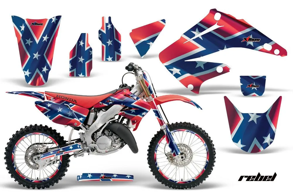 Honda CR125 Dirt Bike Graphic Kit - 1995-2015 Rebel