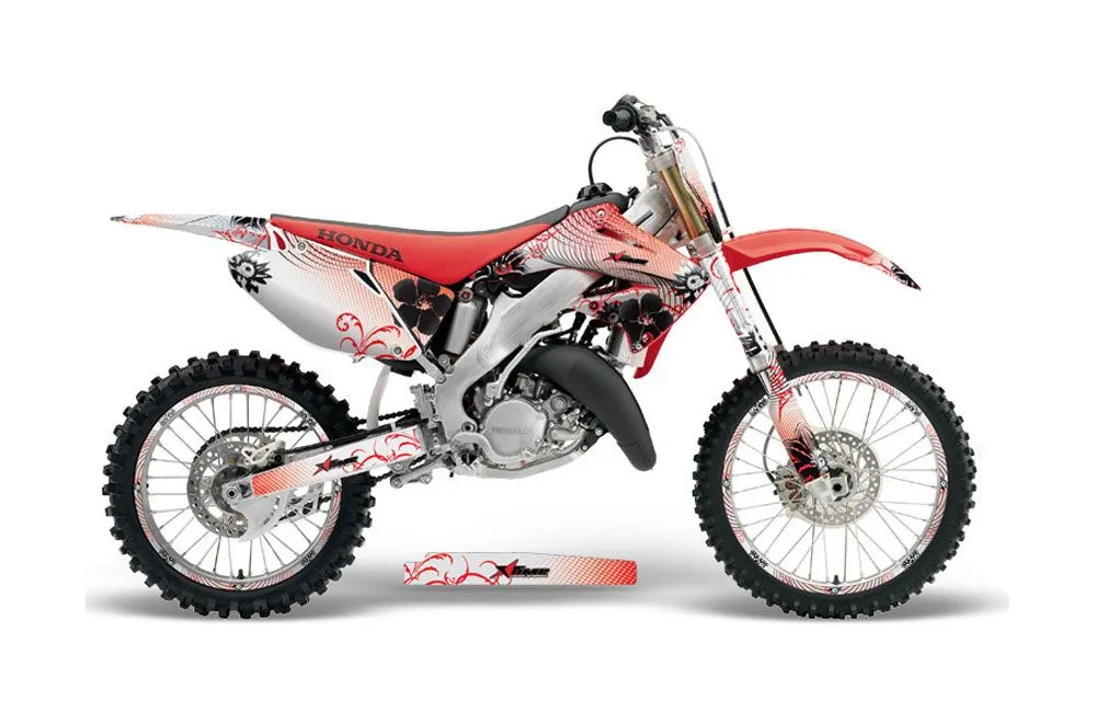 Honda CR250 Dirt Bike Graphic Kit - 1995-2015 Luna Red