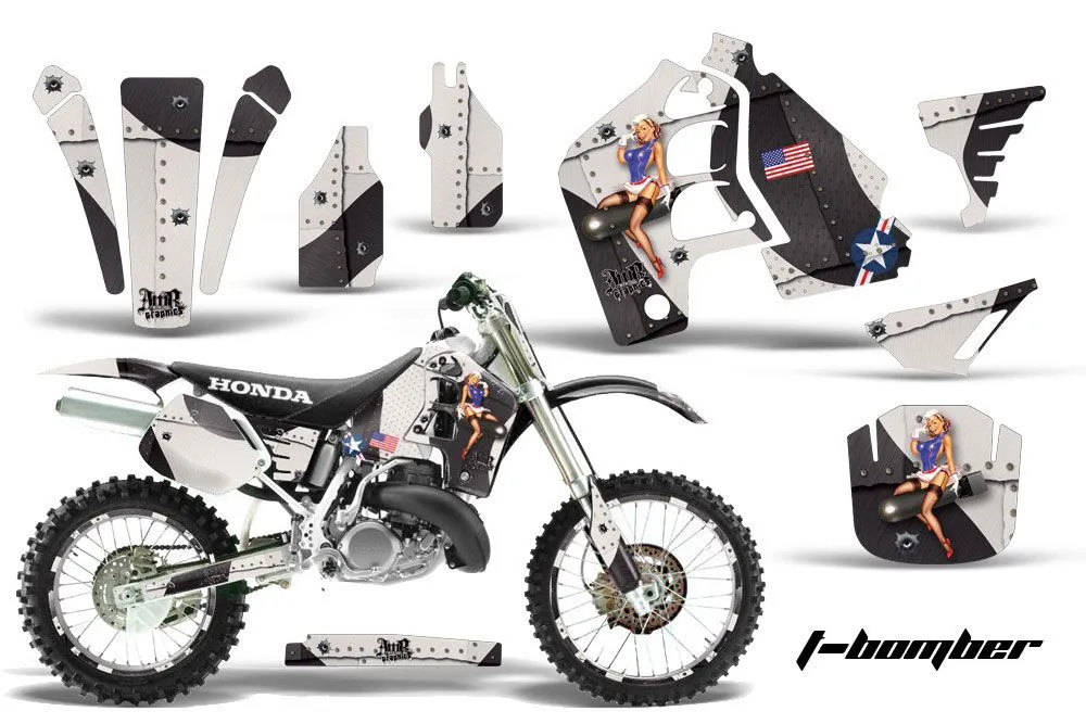 Honda CR500 Dirt Bike Custom Graphic Kit - 1989-2001