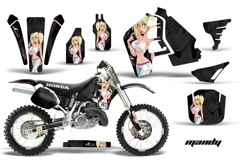Honda CR500 Dirt Bike Custom Graphic Kit - 1989-2001