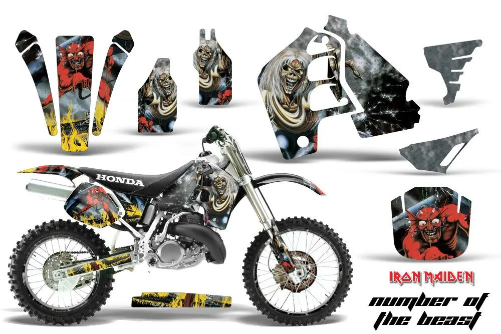Honda CR500 Dirt Bike Graphic Kit - 1989-2001 Number of the Beast