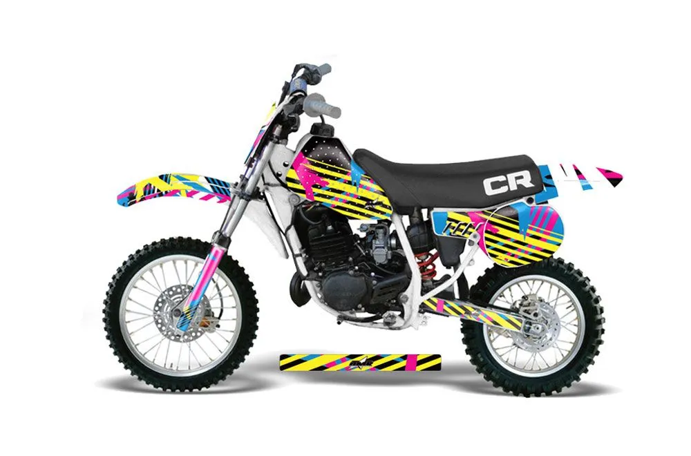 Honda CR60 Dirt Bike Graphic Kit - 1984-1985 Flashback