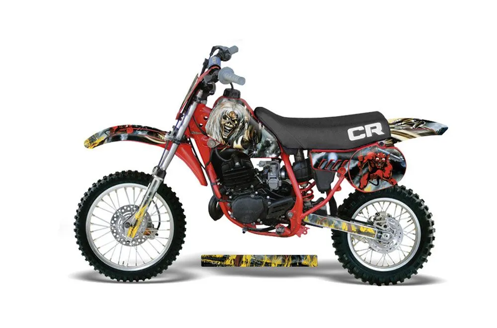 Honda CR60 Dirt Bike Graphic Kit - 1984-1985 Number of the Beast