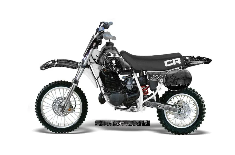 Honda CR60 Dirt Bike Graphic Kit - 1984-1985 Reaper Black