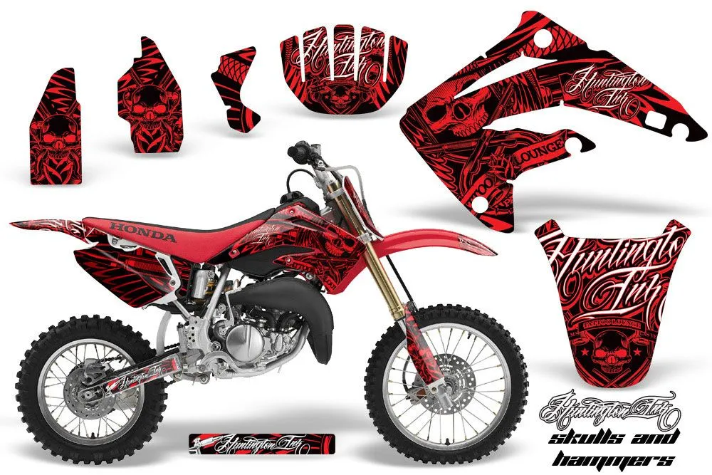 Honda CR80 Dirt Bike Custom Graphic Kit - 1996-2002