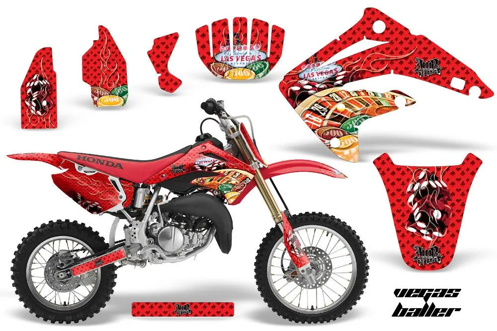 Honda CR85 Dirt Bike Custom Graphic Kit - 2003-2007