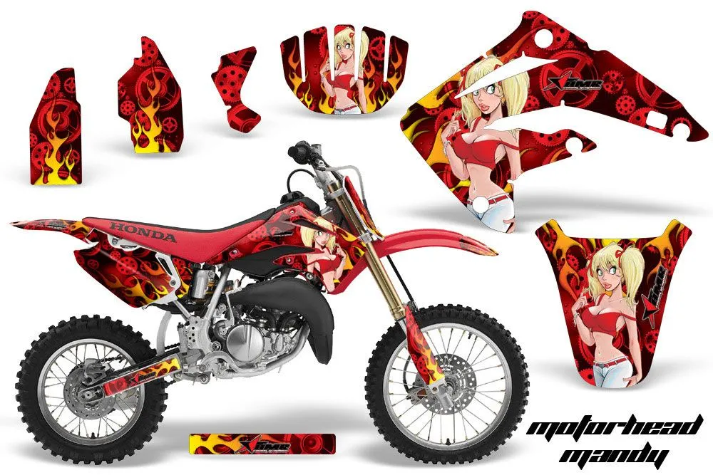 Honda CR85 Dirt Bike Custom Graphic Kit - 2003-2007