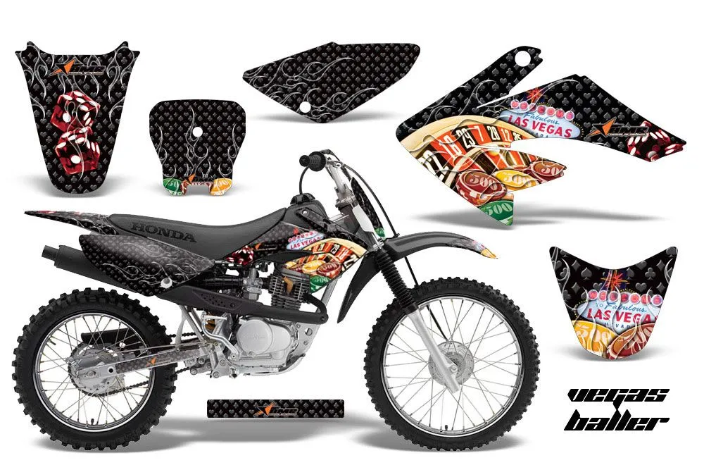Honda CRF100 Dirt Bike Custom Graphic Kit - 2004-2010