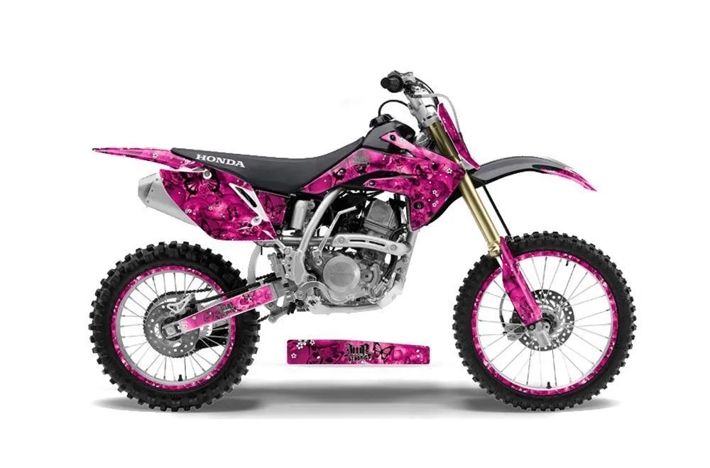Honda CRF150 R Dirt Bike Graphic Kit - 2007-2016 Butterfly Pink