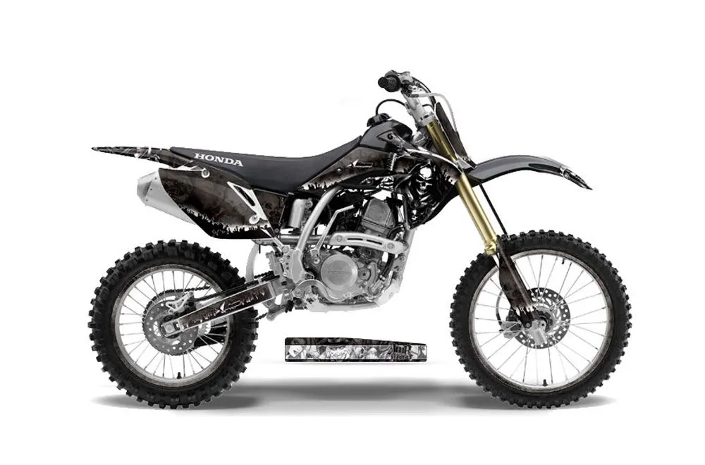 Honda CRF150 R Dirt Bike Graphic Kit - 2007-2016 Mad Hatter Black