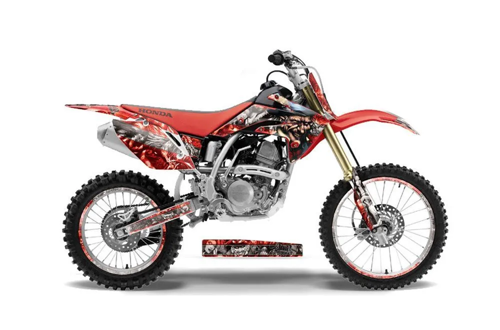 Honda CRF150 R Dirt Bike Graphic Kit - 2007-2016 Mad Hatter Red