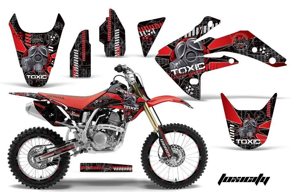 Honda CRF150 R Dirt Bike Graphic Kit - 2007-2016 Toxicity Red