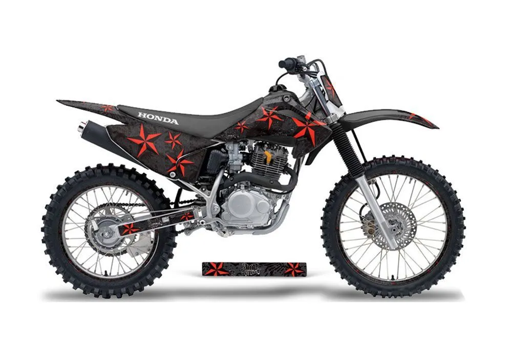 Honda CRF230 F Dirt Bike Graphic Kit - 2003-2007 Northstar Black
