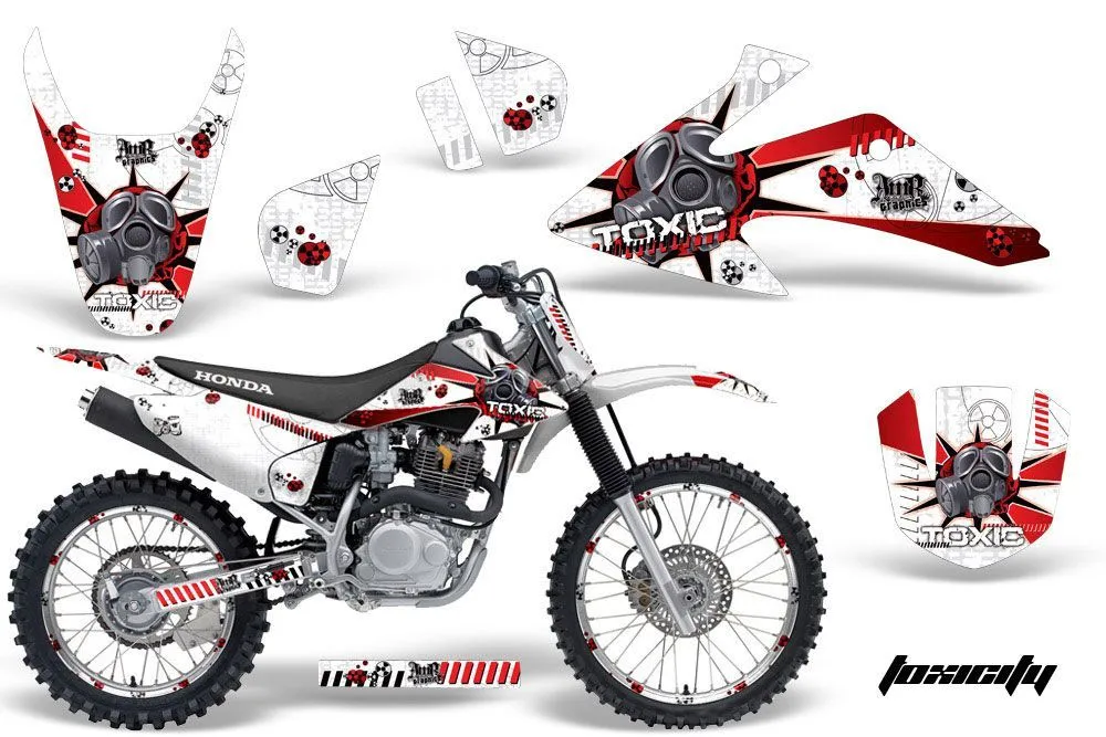 Honda CRF230 F Dirt Bike Graphic Kit - 2008-2014 Toxicity White