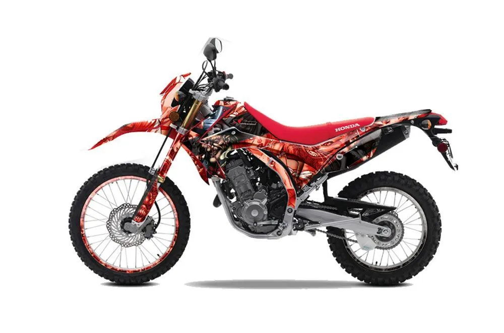 Honda CRF250 L Enduro Dirt Bike Graphic Kit - 2013-2020 Mad Hatter Red