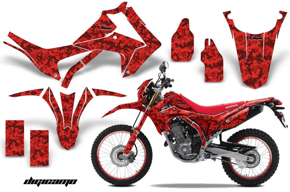 Honda CRF250 M Enduro Dirt Bike Custom Graphic Kit - 2013-2020