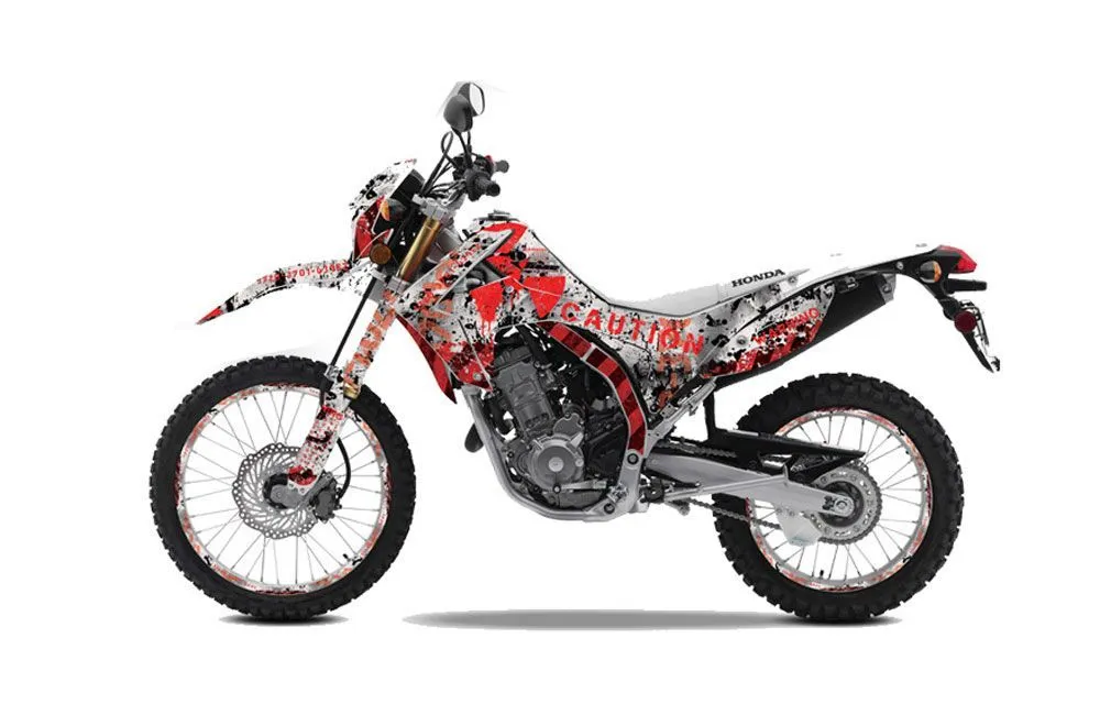 Honda CRF250 M Enduro Dirt Bike Graphic Kit - 2013-2020 Meltdown Red
