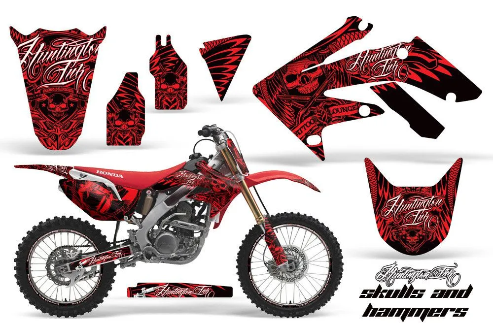 Honda CRF250 R Dirt Bike Custom Graphic Kit - 2004-2013