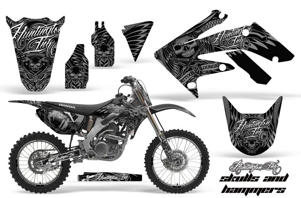 Honda CRF250 R Dirt Bike Custom Graphic Kit - 2004-2013