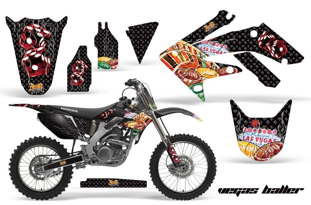 Honda CRF250 R Dirt Bike Custom Graphic Kit - 2004-2013