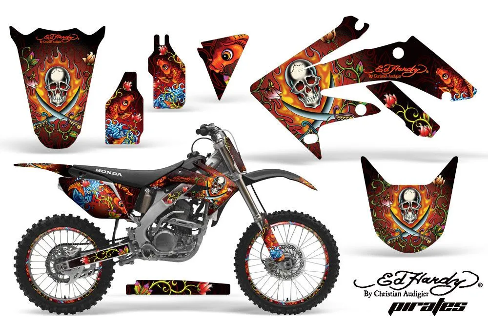 Honda CRF250 R Dirt Bike Custom Graphic Kit - 2004-2013