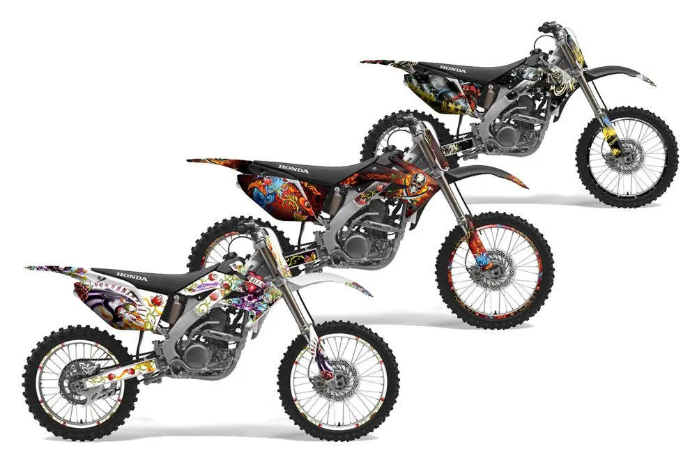 Honda CRF250 R Dirt Bike Custom Graphic Kit - 2004-2013