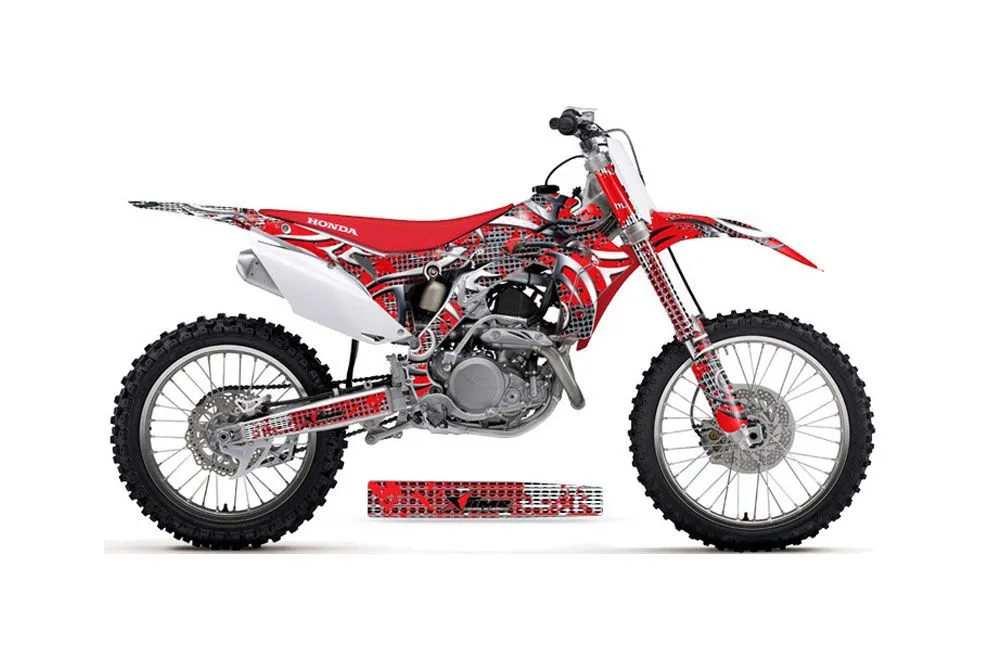 Honda CRF250 R Dirt Bike Graphic Kit - 2014-2017 Deaden Red