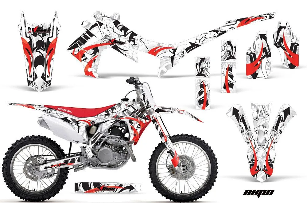 Honda CRF250 R Dirt Bike Graphic Kit - 2014-2017 Expo Red