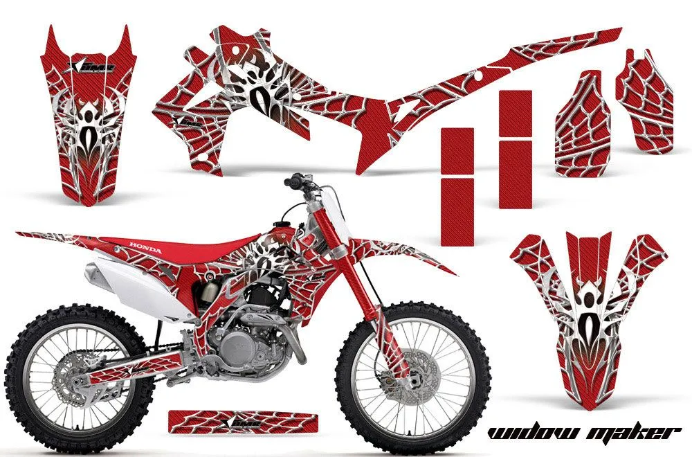 Honda CRF250 R Dirt Bike Graphic Kit - 2014-2017 Widow Maker Red