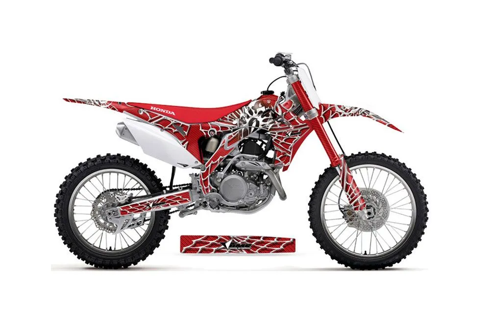 Honda CRF250 R Dirt Bike Graphic Kit - 2014-2017 Widow Maker Red