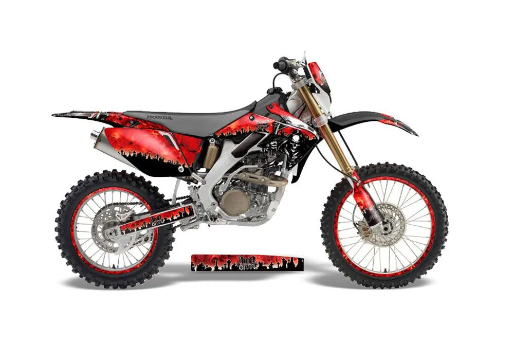 Honda CRF250 X Dirt Bike Graphic Kit - 2004-2017 Reaper Red