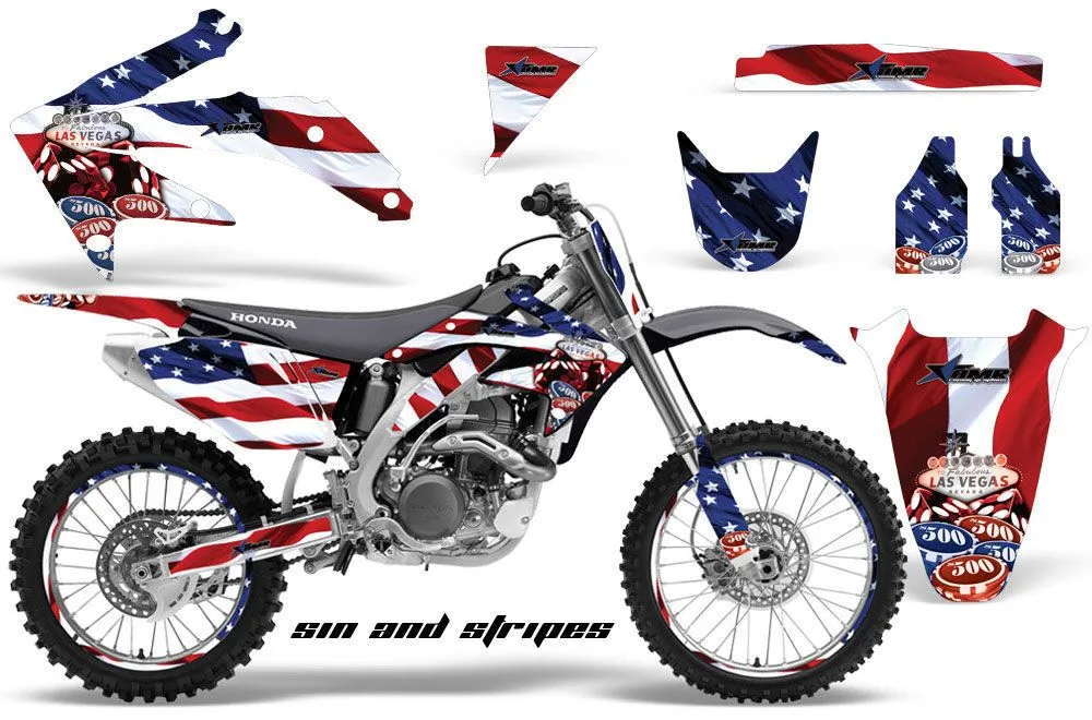 Honda CRF450 R Dirt Bike Custom Graphic Kit - 2002-2012