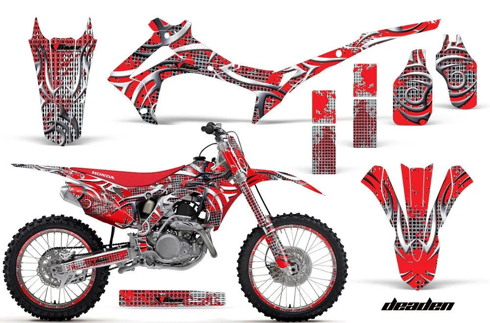 Honda CRF450 R Dirt Bike Graphic Kit - 2013-2016 Deaden Red