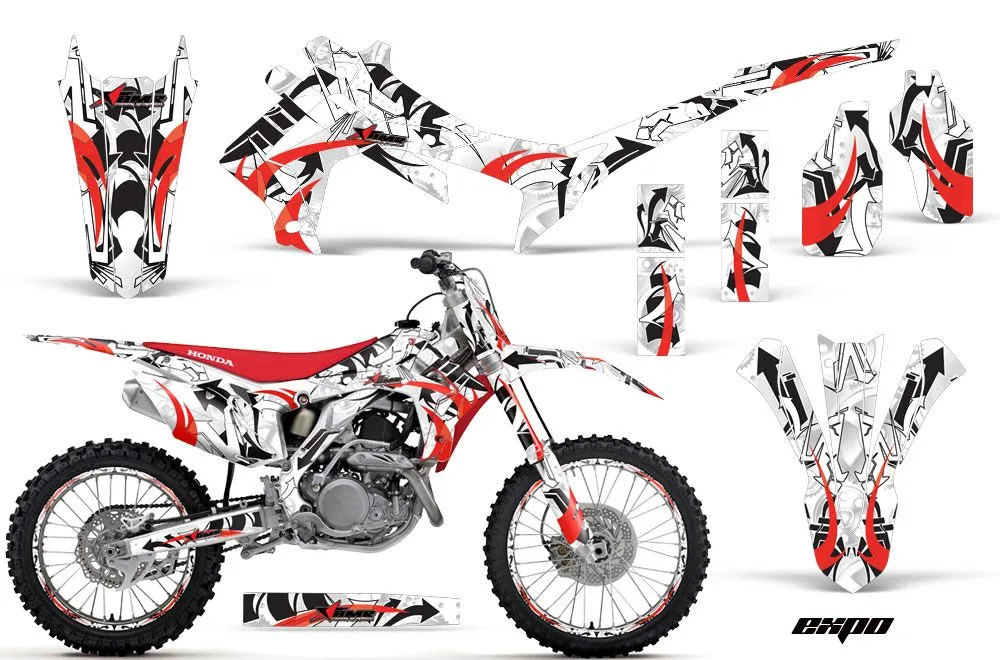 Honda CRF450 R Dirt Bike Graphic Kit - 2013-2016 Expo Red