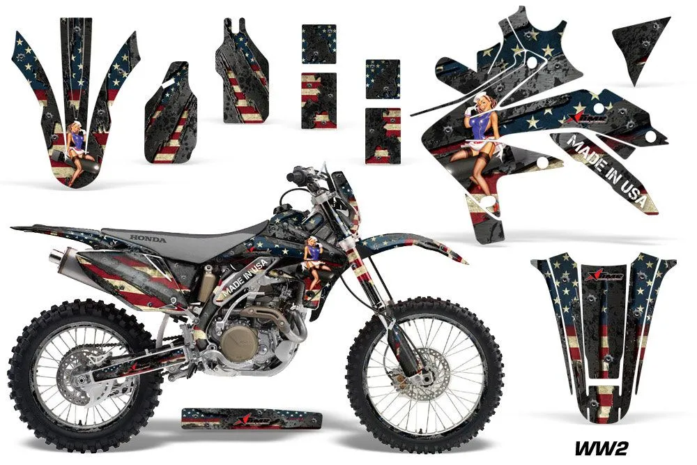 Honda CRF450 X Dirt Bike Custom Graphic Kit - 2005-2016