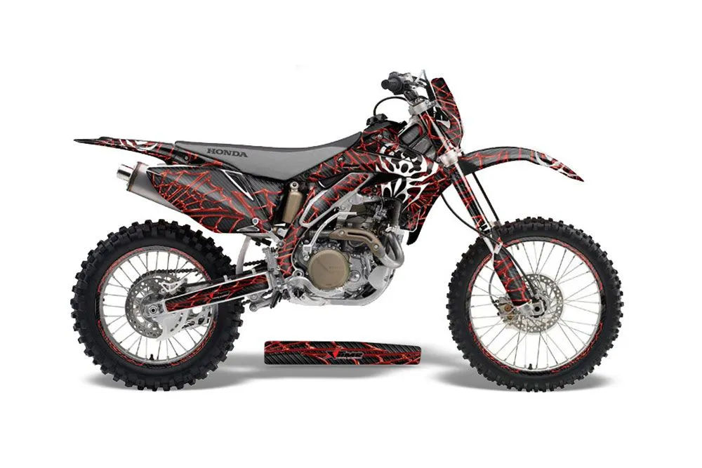 Honda CRF450 X Dirt Bike Graphic Kit - 2005-2016 Widow Maker Red