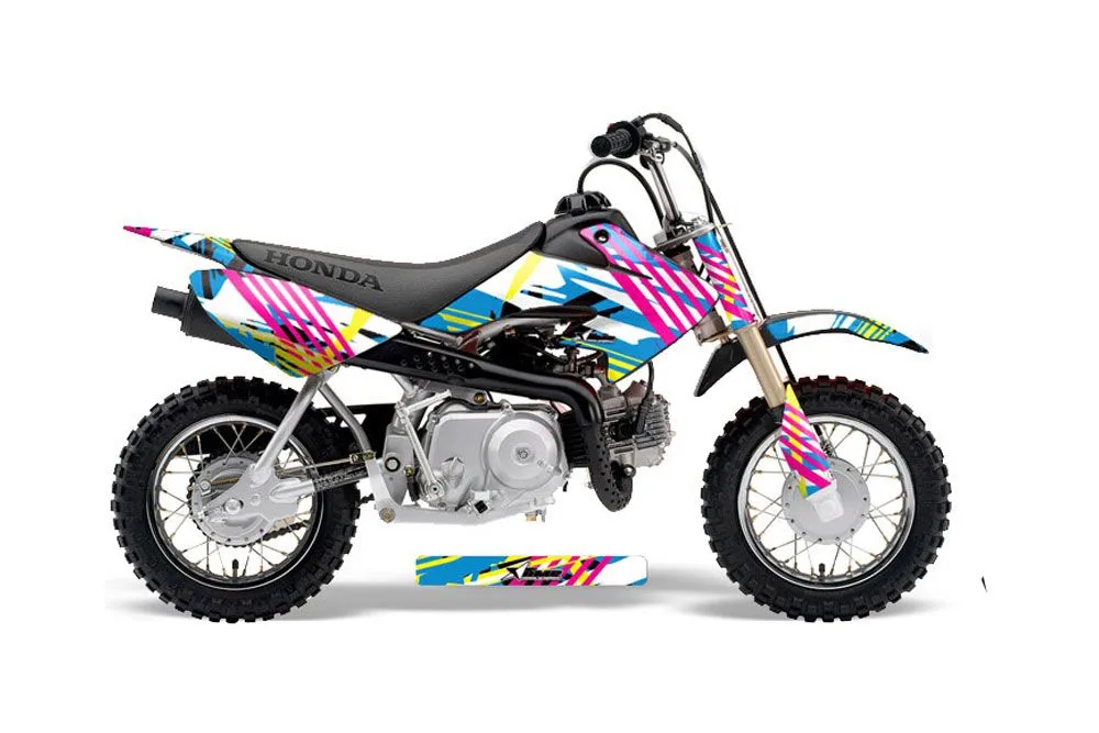 Honda CRF50 Dirt Bike Graphic Kit - 2004-2024 Flashback