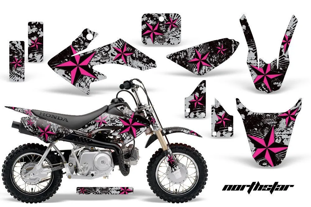 Honda CRF50 Dirt Bike Graphic Kit - 2004-2024 Northstar Pink