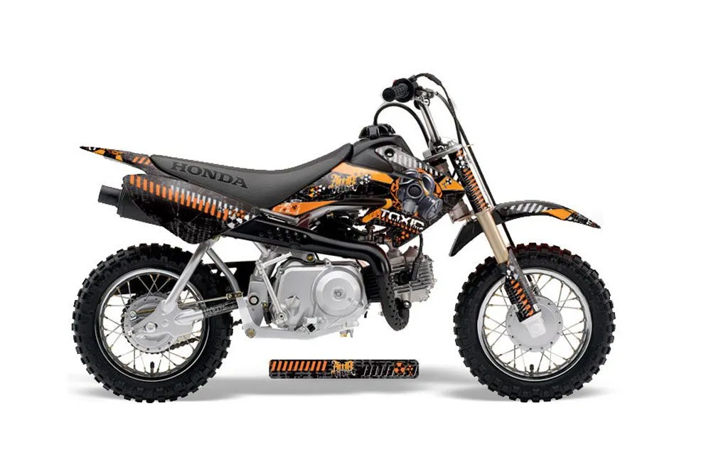 Honda CRF50 Dirt Bike Graphic Kit - 2004-2024 Toxicity Orange