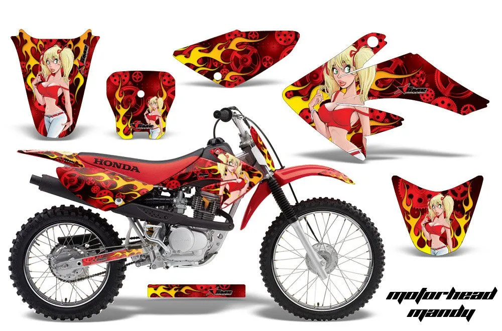 Honda CRF80 Dirt Bike Custom Graphic Kit - 2004-2010