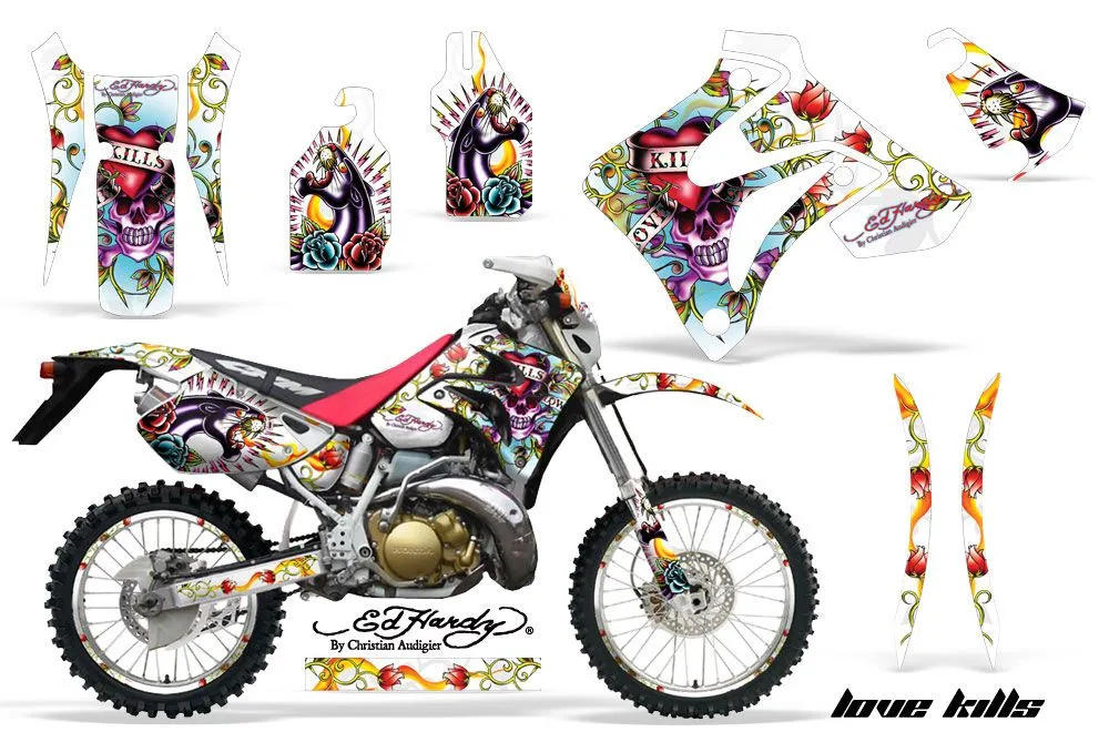 Honda CRM 250 AR Dirt Bike Custom Graphic Kit - 1989-1999