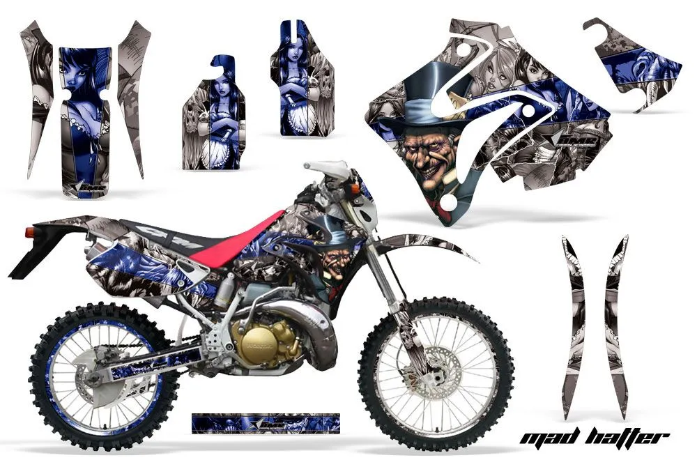 Honda CRM 250 AR Dirt Bike Custom Graphic Kit - 1989-1999