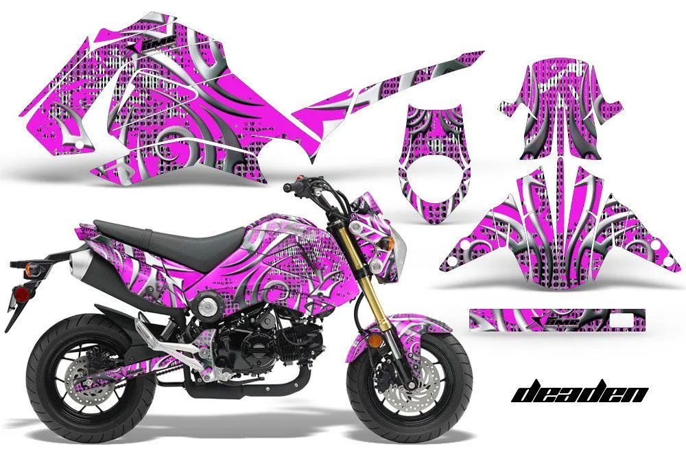 Honda Grom 125 Dirt Bike Graphic Kit - 2013-2016 Deaden Pink