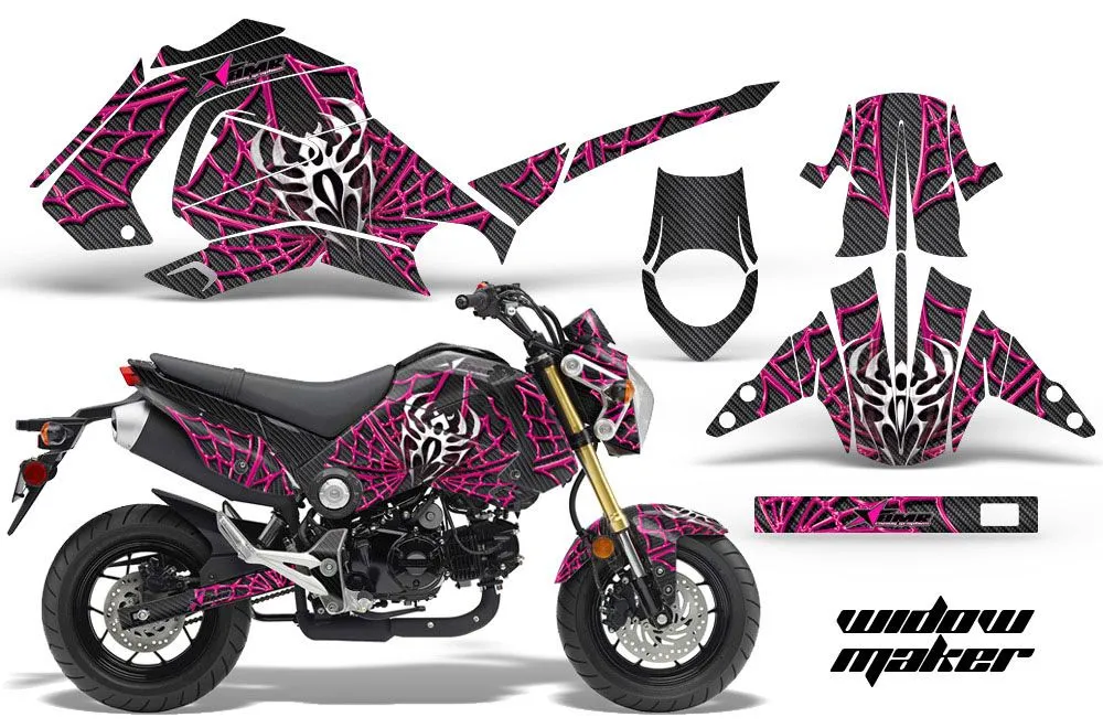 Honda Grom 125 Dirt Bike Graphic Kit - 2013-2016 Widow Maker Pink