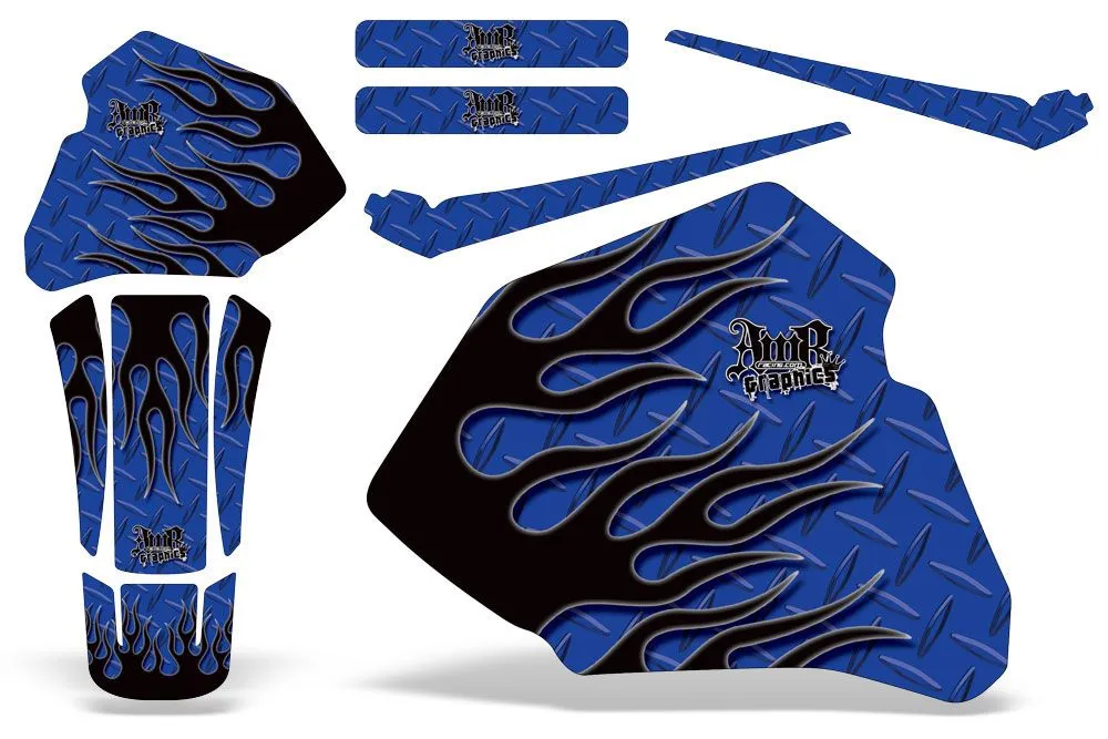 Honda XR100 Dirt Bike Custom Graphic Kit - 1985-2000