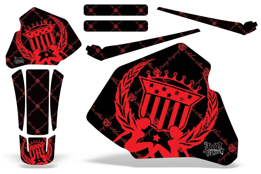 Honda XR100 Dirt Bike Custom Graphic Kit - 1985-2000