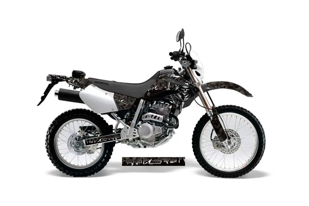 Honda XR250 SM Dirt Bike Graphic Kit - 2003-2005 Reaper Black